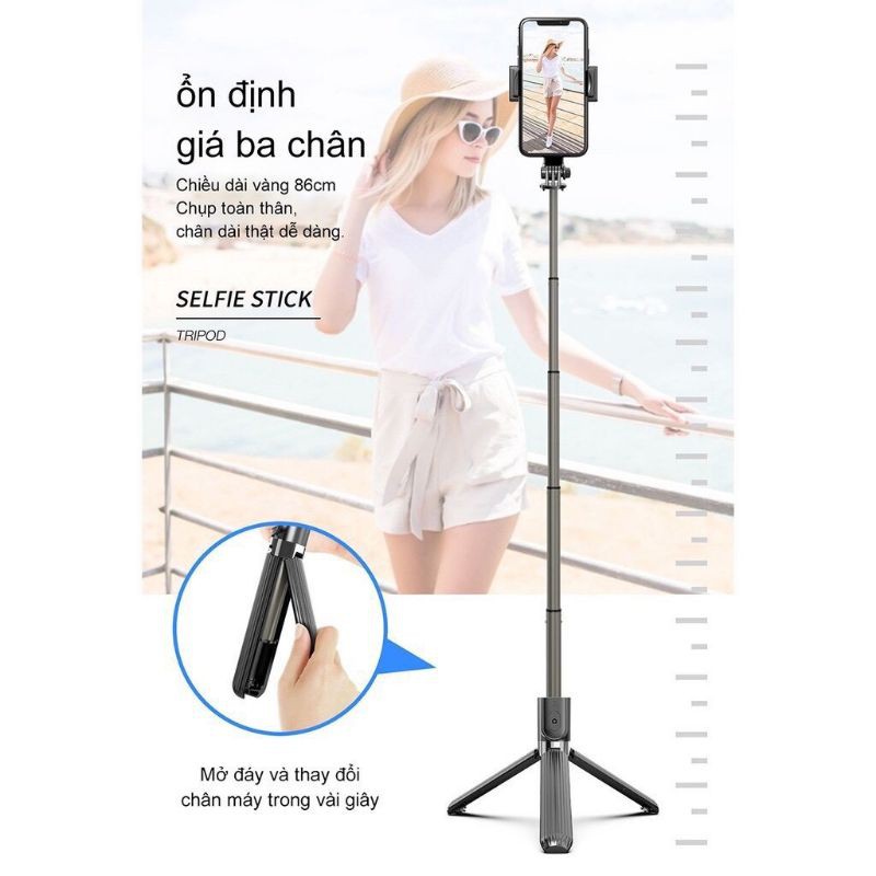 gậy chống rung L08 / chống rung /gậy cầm tay chống rung để quay video | BigBuy360 - bigbuy360.vn
