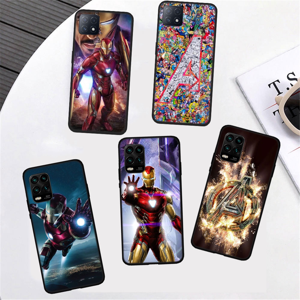 Ốp Điện Thoại Họa Tiết Iron Man Marvel Cho Samsung Galaxy J4 J5 J6 J7 J730 J8 Plus Prime Core Pro Duo J70