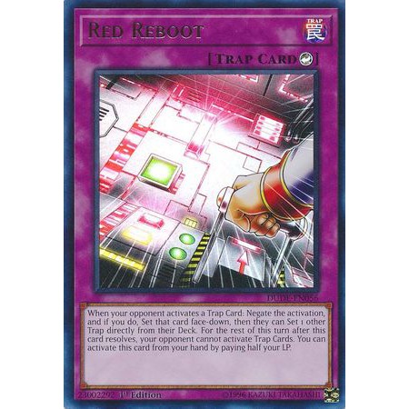 Lá bài thẻ bài DUDE -EN056 - Red Reboot - Ultra Rare