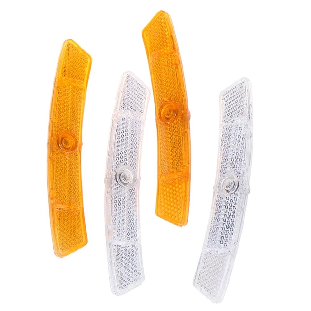 Aaron1 Bộ 2 Ống Phản Quang Bằng Nhựa Phản Quang Cảnh Báo An Toàn Nhiều Màu Sắc Gắn Căm Xe Đạp