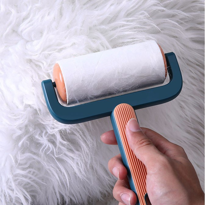 (CAO CẤP) Cây lăn bụi quần áo, ga giường, lông tóc chó mèo có lõi kèm theo