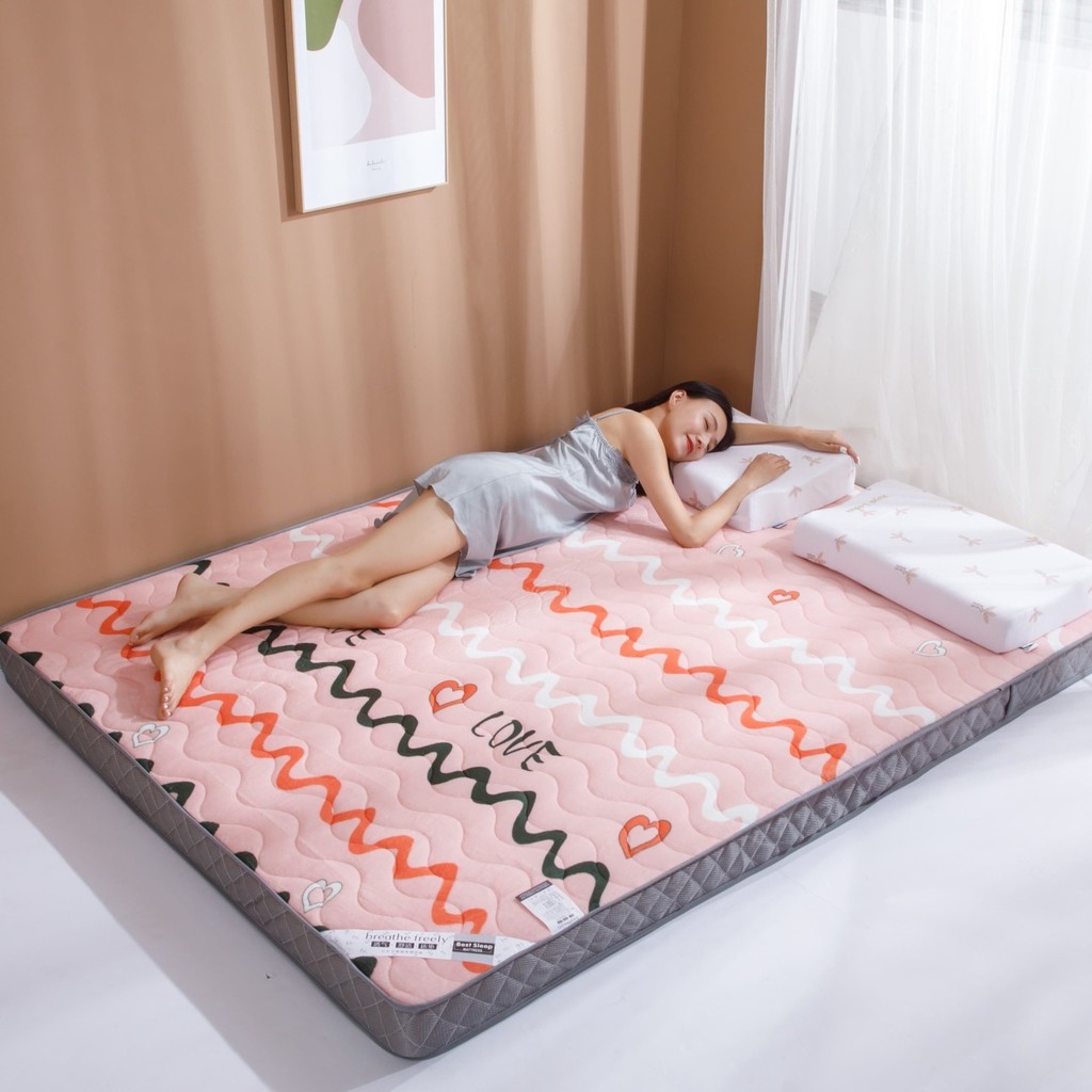 Người nổi tiếng trên Internet giá rẻNệm Simmons dày hơn 1,5m giường đơn ngủ tập thể tatami 1,8m gấp đôi