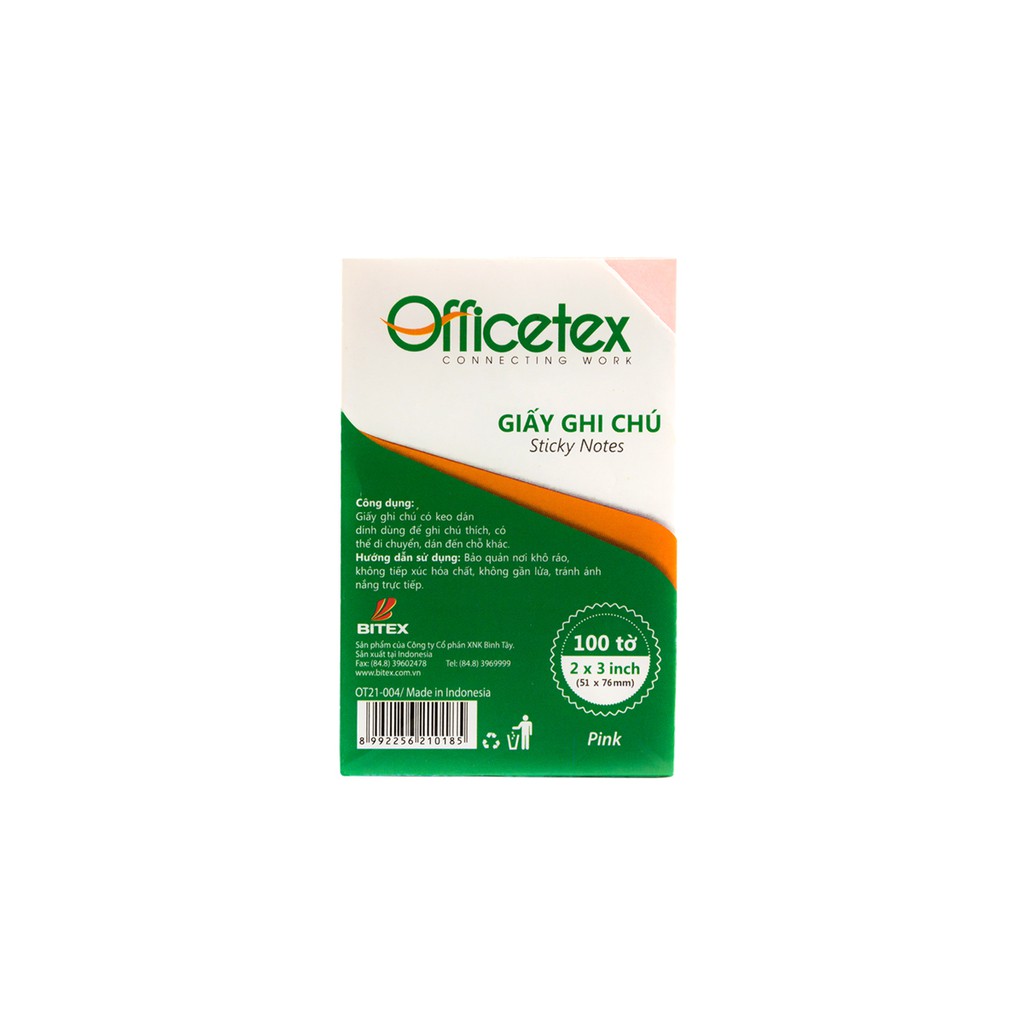 GIẤY GHI CHÚ OFFICETEX 3 x2