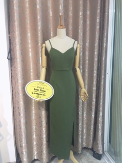 Đầm 2 dây dáng dài