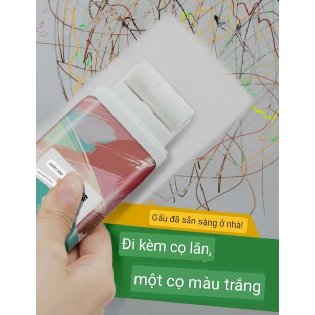 Con Lăn Sơn Tường Che Sạch Mọi Vết Bẩn Cứng Đầu