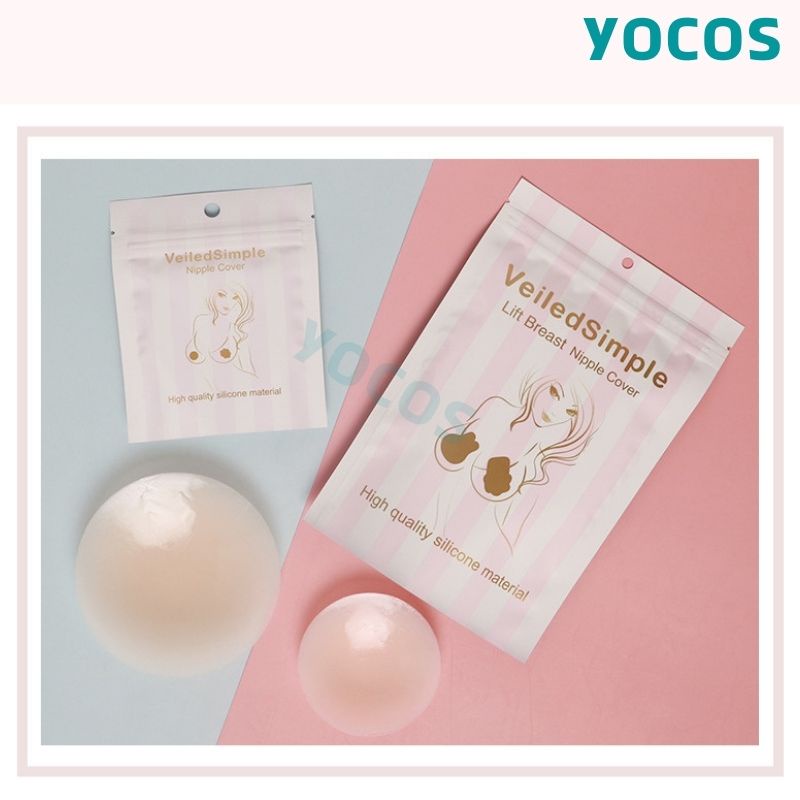 Miếng dán ngực silicon dán ti nhũ hoa túi 1 đôi loại tốt YOCOS DN008