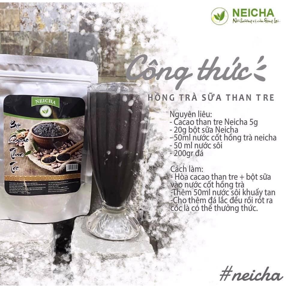 Bột Cacao Than Tre Neicha Cao Cấp Gói 100g