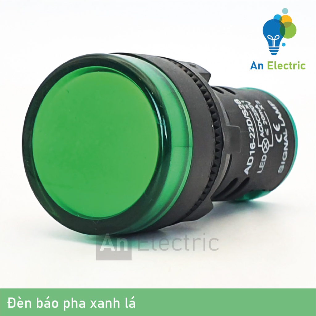 Đèn báo pha phi 22mm điện áp 220V – Đèn led báo pha tủ điện