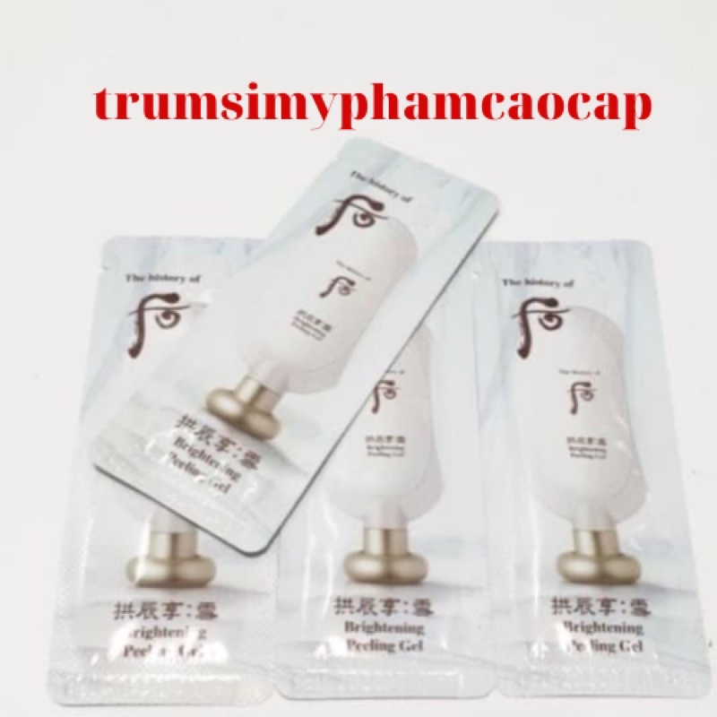 Tẩy Da Chết Whoo Làm Sáng Da Whoo Gongjinhyang Seol Brightening Gel date 2025