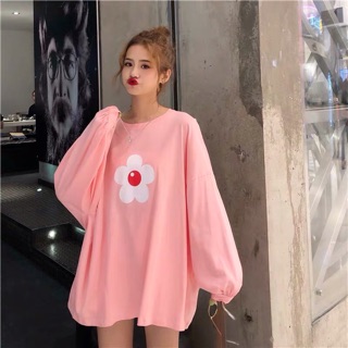 Áo thun dài tay kiểu oversize