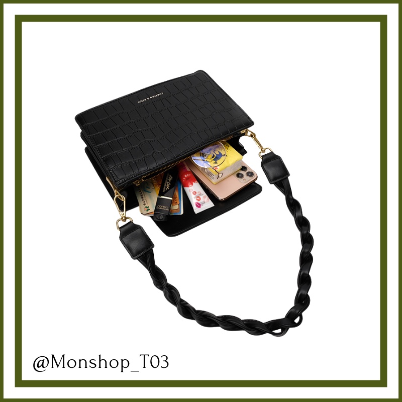 🌸sẵn🌸 Túi xách da mềm 2 dây đeo chéo nữ CEEKAY chính hãng - có hộp - T03