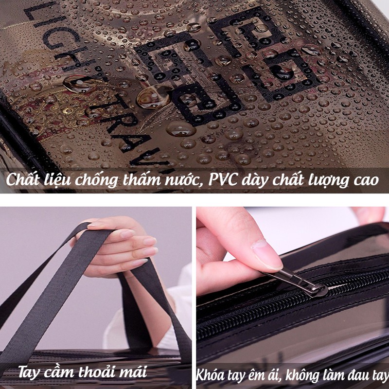 sỉ Túi Đựng Đồ Trang Điểm, Mỹ Phẩm trong suốt, chống nước LIMO.H ( tuyển sỉ )