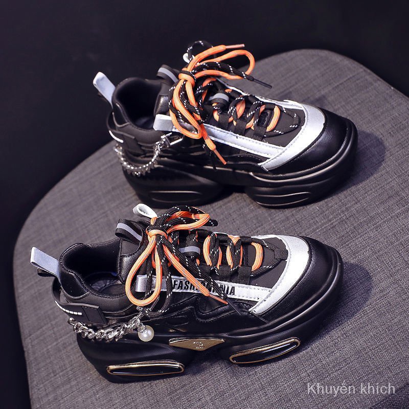 Giày da mềm đế dày phong cách thời trang xuân hè