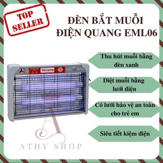 Đèn bắt muỗi lưới điện Điện Quang loại lớn EML06, máy diệt côn trùng, đuổi ruồi muỗi