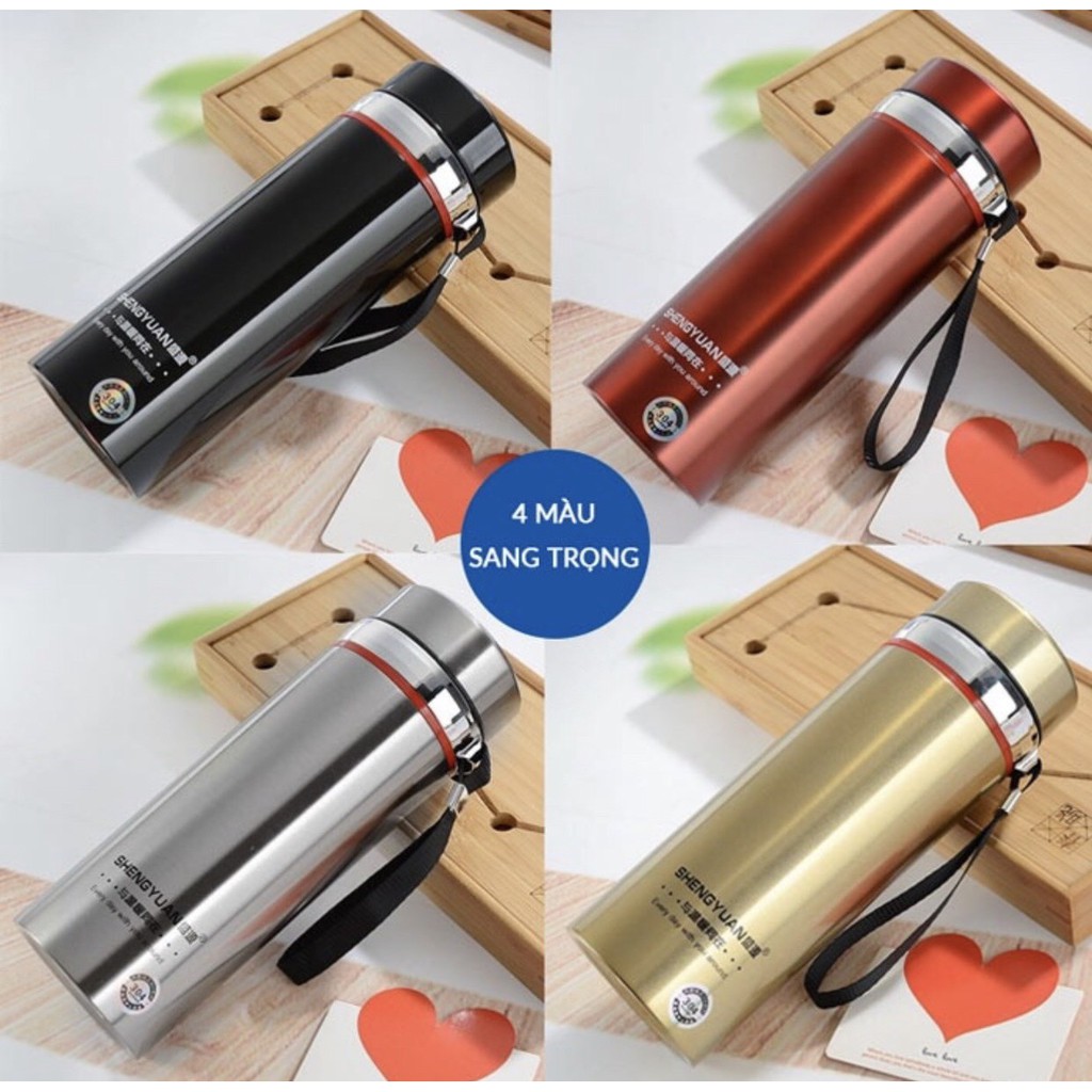 Bình giữ nhiệt INOX 304 cao cấp ,giữ lạnh và nóng 24h - 3 lớp dày dặn , có khay lọc.