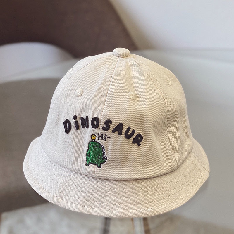 Mũ Tai Bèo Chống Nắng In Họa Tiết Khủng Long Hoạt Hình Thời Trang Xuân Hè Cho Bé Trai Và Gái