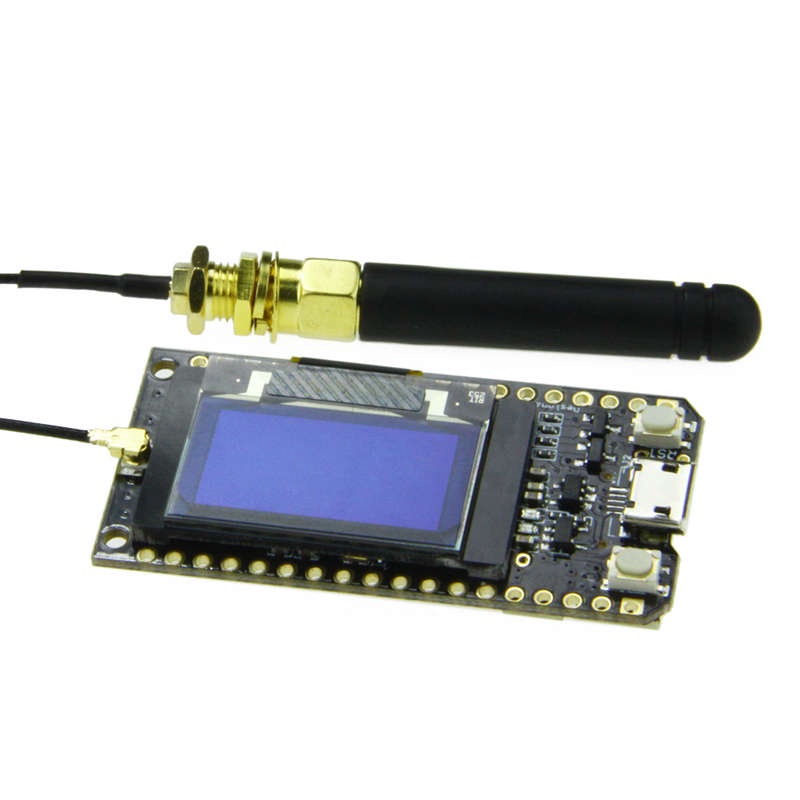 Bảng Mạch Phát Triển Bluetooth ESP-32 Lora32 Lora 868Mhz ESP32 Lora Oled 0.96 Inch Có Ăng Ten