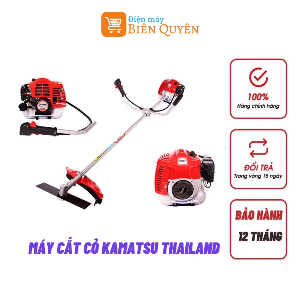 Máy Cắt Cỏ KAMATSU KM-300 Động Cơ 2 kì 33cc Siêu Khỏe Hàng Thailand Bảo Hành 12 Tháng