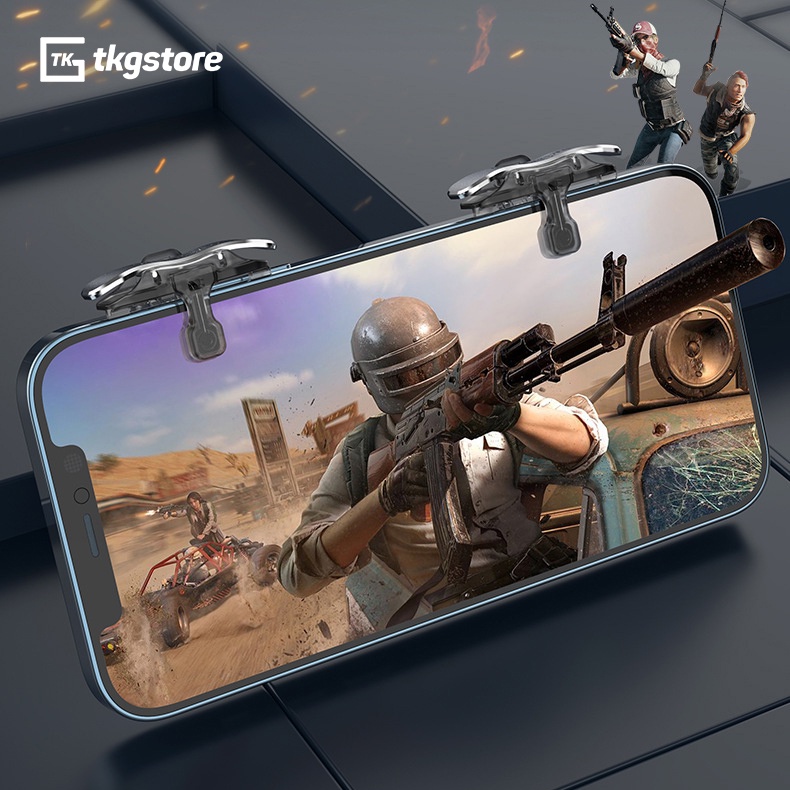 Nút bấm chơi game X8 nút cơ siêu nhạy kẹp rộng 4-13mm và chắc chắn chơi game Pubge Mobile ff siêu nhạy