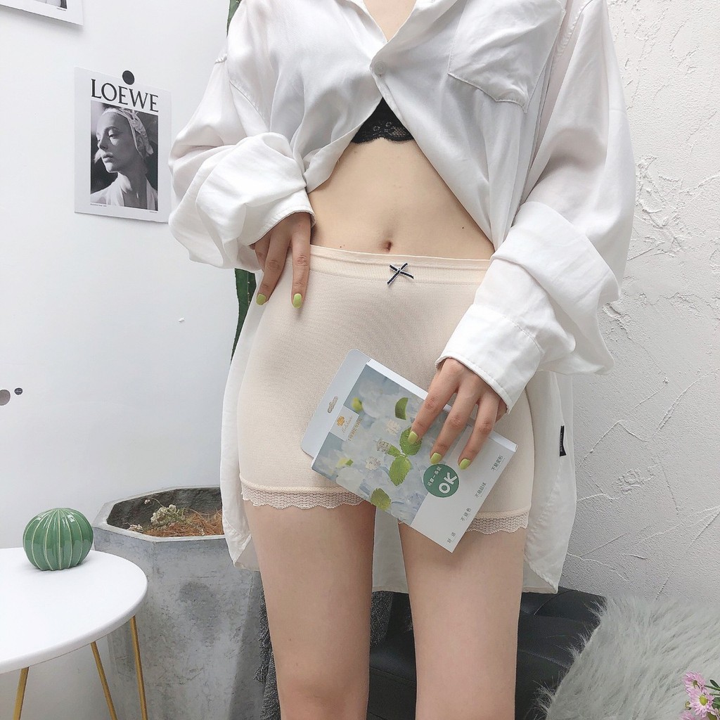 Quần Đùi Nhung Lụa Mặc Trong Váy Siêu Thoáng Mát Cho Mùa Hè