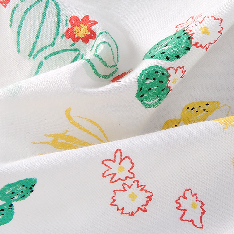 Bộ Áo Liền Quần Cotton Không Tay In Họa Tiết Dễ Thương Cho Bé Trai &amp; Gái 0-24 Tháng Tuổi