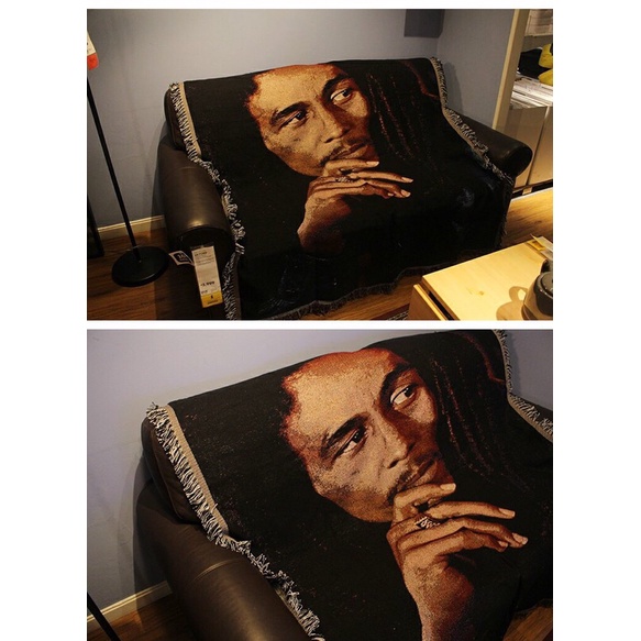 Thảm Decor Vintage Bob Marley