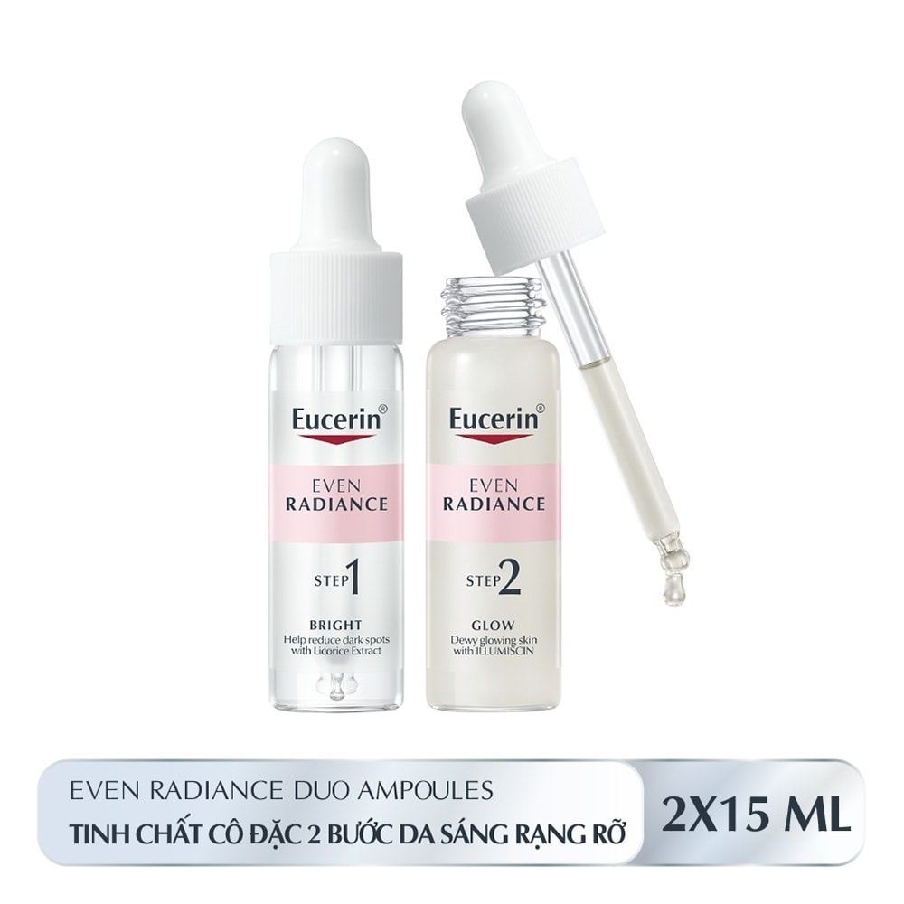Tinh Chất Eucerin Dưỡng Sáng Da Even Radiance Duo Ampoules 2 x 15ml