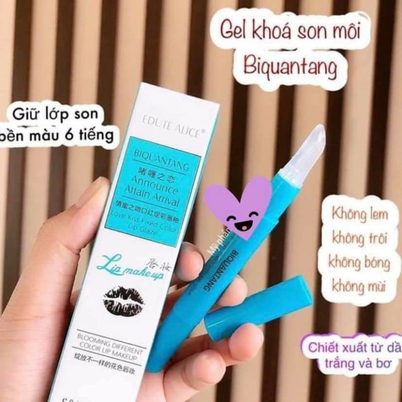 Gel Khoá Màu Son Môi Giữ Và Bền Suốt 24h Thần Thánh Biquantang