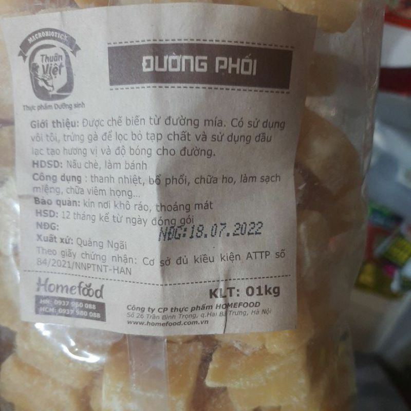 Đường Phổi( Thực dưỡng thuần việt)