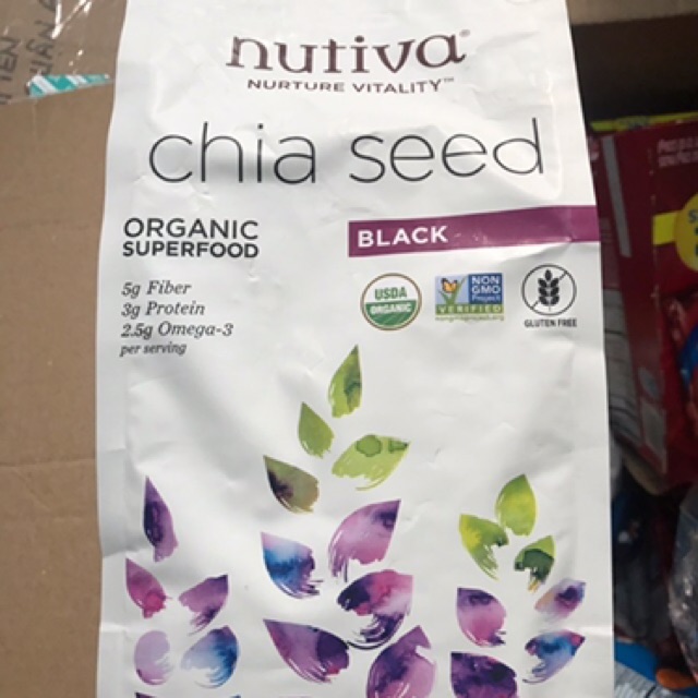 Hạt Chia Nutiva 1,36kg hàng Mỹ
