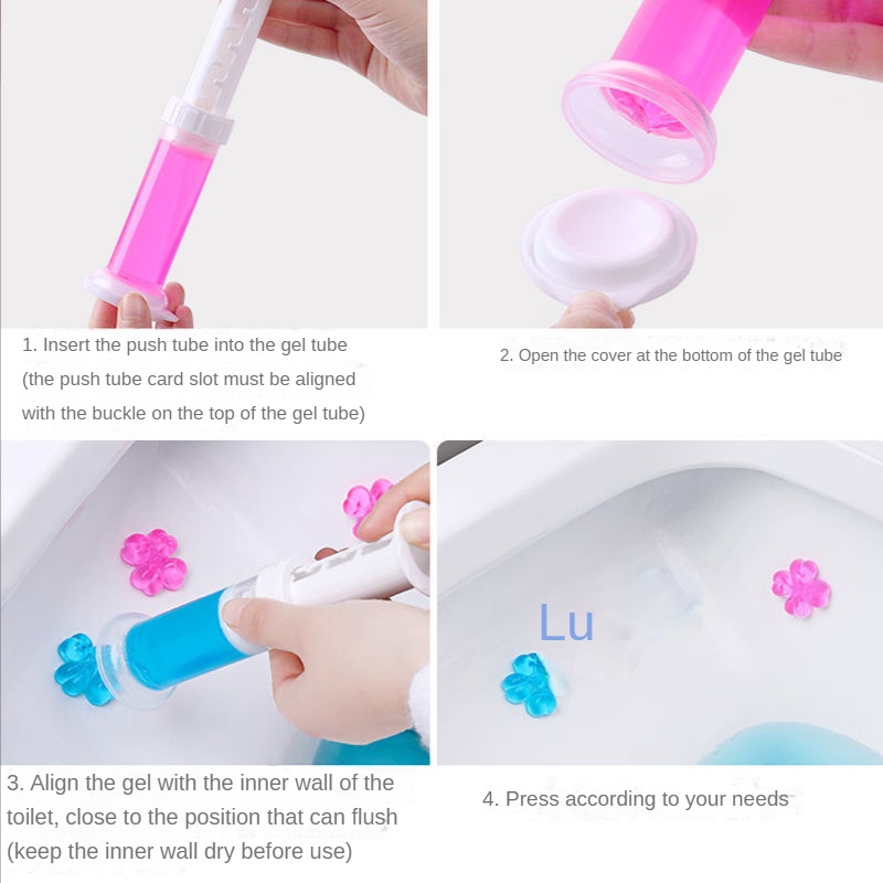 Gel Vệ Sinh Toilet Khử Mùi Hương Hoa Nhỏ