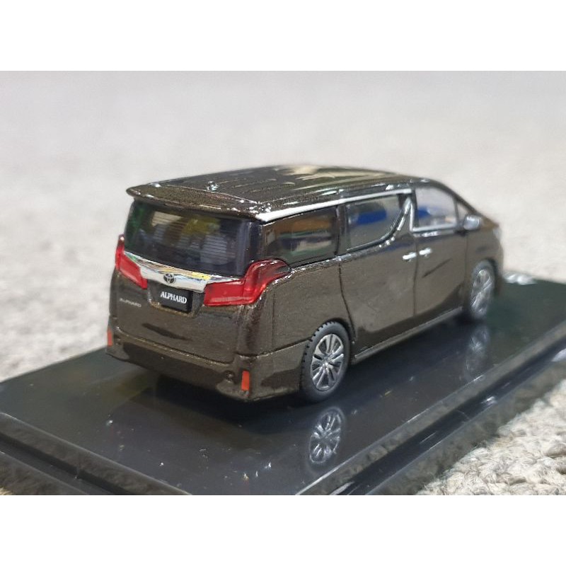 Xe Mô Hình Toyota Alphard Hybrid (H30W) 1:64 Hoppy Japan ( Nâu )