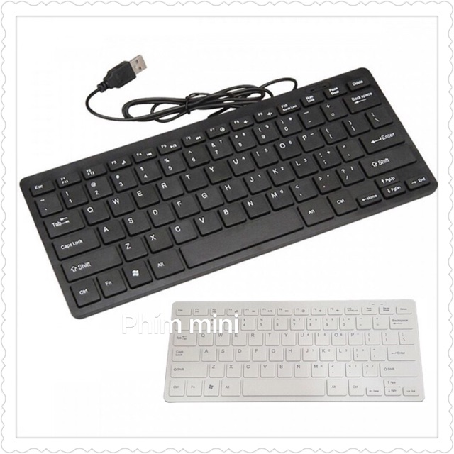 Bàn phím máy tính mini Tika cổng usb