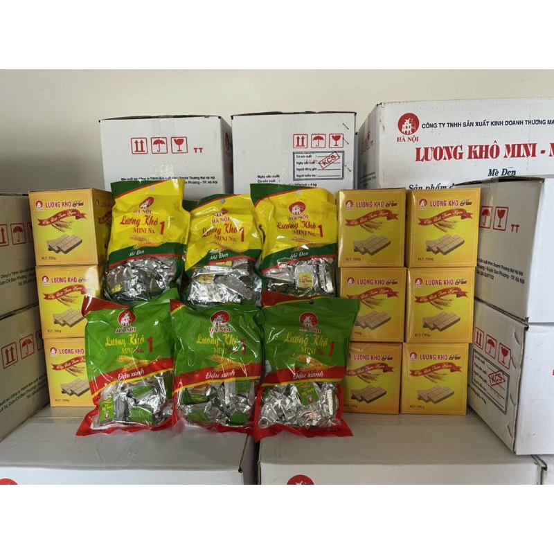 Lương khô mini Hà Nội bọc bạc hít chân không túi 250g