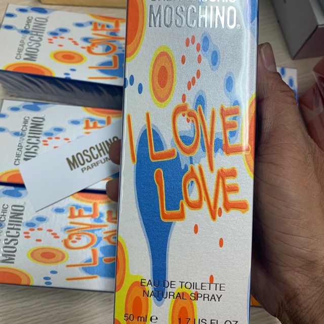 Nước hoa nữ moschino i love love 50ml (mất seal, bán rẻ)