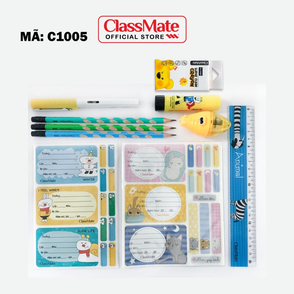 Bộ Quà Tặng, Phần Thưởng Cho Bé CLASSMATE Thiết Kế Đáng Yêu C1005, C1006
