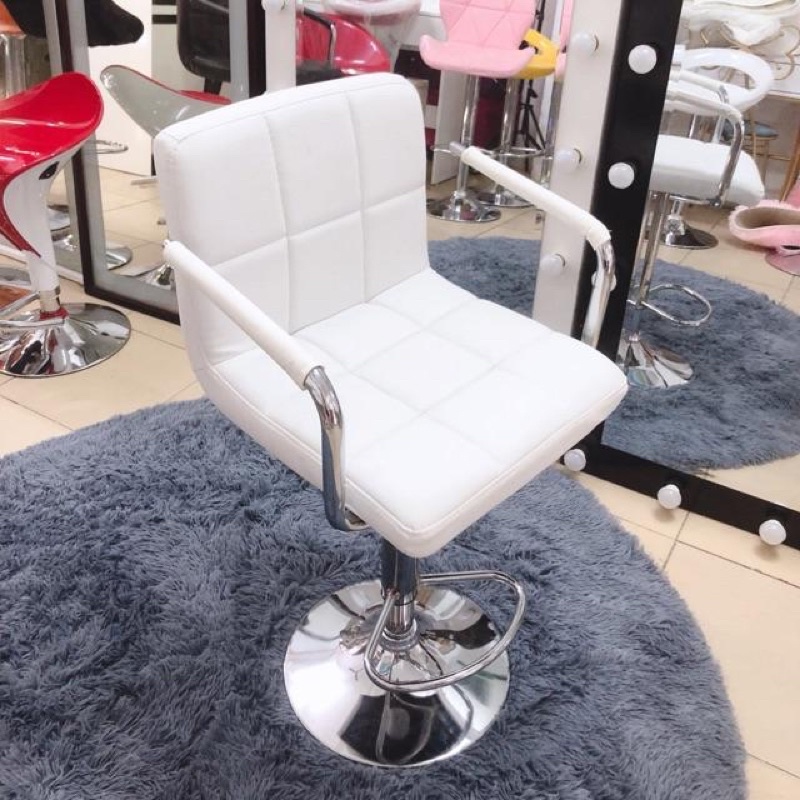 Ghế Quầy Bar Tay Vịn Cao Cấp - Ghế Makeup - Ghế Văn Phòng Làm Việc