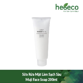 Sữa Rửa Mặt Làm Sạch Sâu Muji Face Soap 120ml - Nhật Bản Chính Hãng