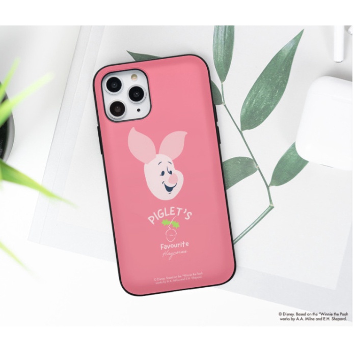 Ốp Điện Thoại Cho iphone 15 / galaxy s23 15 / galaxy s23◀Thẻ Chắn Cửa Họa Tiết Gấu pooh Dễ Thương Cho iphone14 / 13 / 12 {galaxy s22 / s21