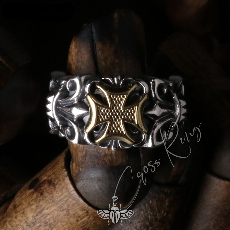 Nhẫn Đeo Tay Hình Thánh Giá Có Thể Điều Chỉnh Được