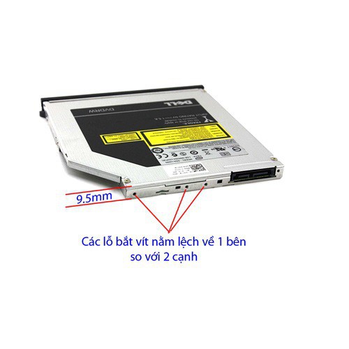 ổ đĩa DVD SATA laptop gắn trong hoặc gắn ngoài, tương thích tất cả các dòng laptop - Loại DVD 9.5mm và 12.7mm