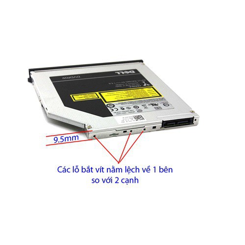 Ổ đĩa DVD SATA laptop gắn trong hoặc gắn ngoài, tương thích tất cả các dòng laptop - Loại DVD 9.5mm và 12.7mm