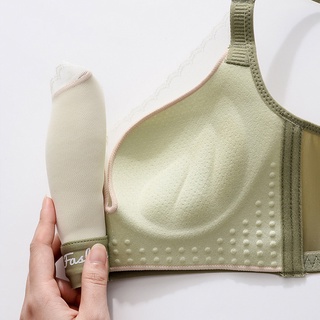Áo Lót Nâng Ngực Không Gọng Phối Ren Lưng Quyến Rũ Cho Nữ