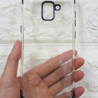 Ốp Silicon viền màu Galaxy A8 2018/ A8 Plus 2018