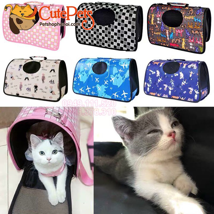 Túi vận chuyển chó mèo, lồng vận chuyển chó mèo thú cưng - CutePets Phụ kiện chó mèo Pet shop Hà Nội