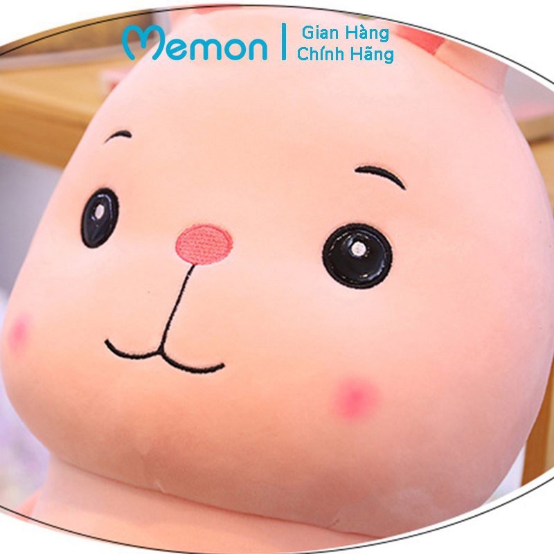 [Mã LIFEMALL2505 giảm 10% đơn 250K] Gối Ôm Hình Thú Cho Bé, Bông Gòn Cao Cấp Memon