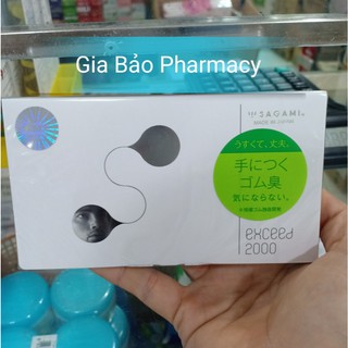 Bao cao su sagami exceed 2000 - thiết kế 3d - hộp 12 chiếc