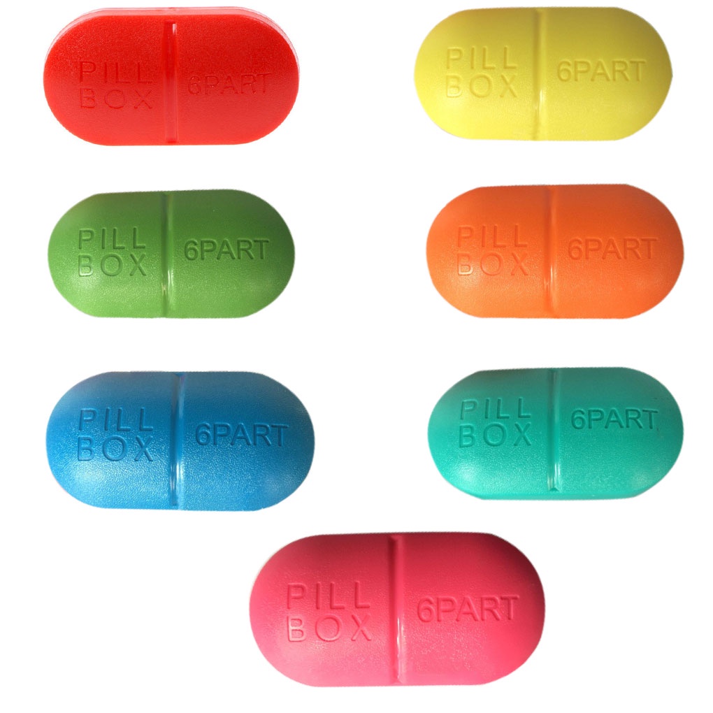 Compartment Travel Pill Box Organizer Tablet Storage Dispenser Container Holder Pill Case Box