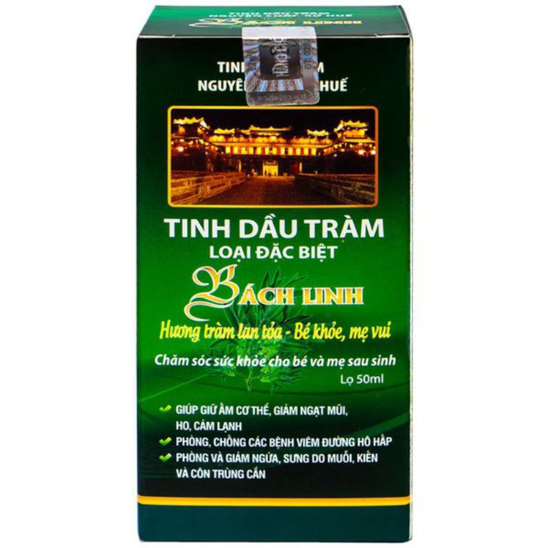 Tinh Dầu Tràm Huế Bách Linh Tiêu Thống - Cung Đình Vĩ Dạ 50Ml