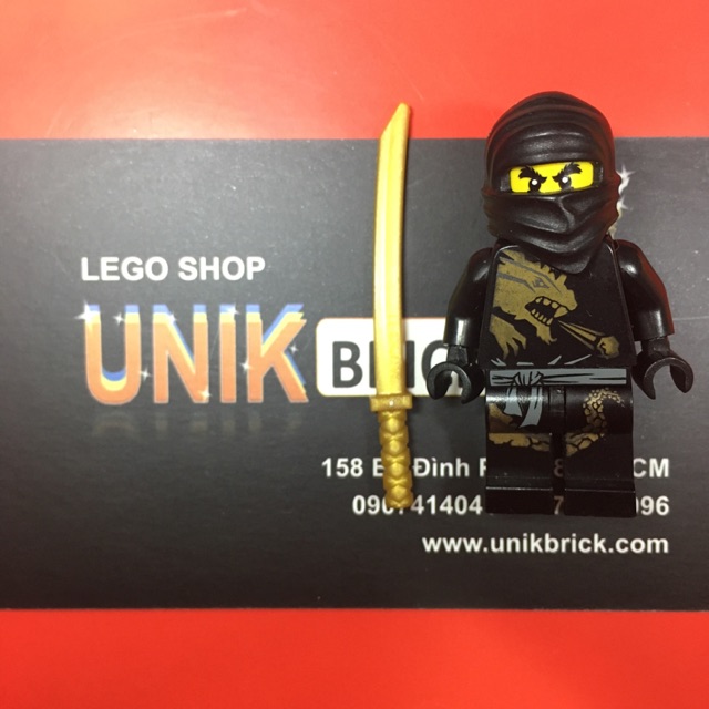 Lego UNIK BRICK Cole (Mẫu 3) - Ninja đen trong Ninjago chính hãng (như hình)